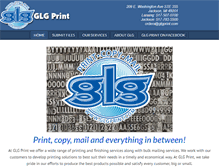 Tablet Screenshot of glgprint.com